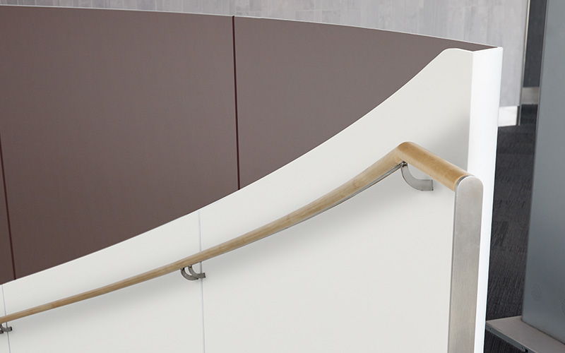 Stair rail 7223 New White Formica Infiniti ColorCore2